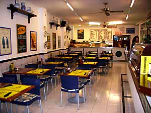 inside Restaurant codfather, Puerto Pollensa, Mallorca