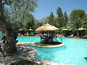 By the pool restaurant Laguna