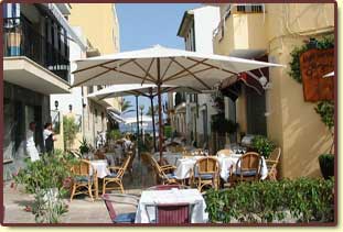 outside Restaurant Los Zarzales, Puerto Pollensa, Mallorca